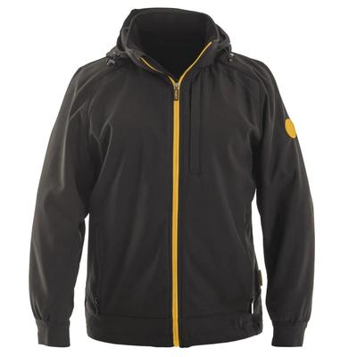 Softshell-Kapuzenjacke Schwarz Adventure Größe XXL Mann Frau Multi-Pocket VITO