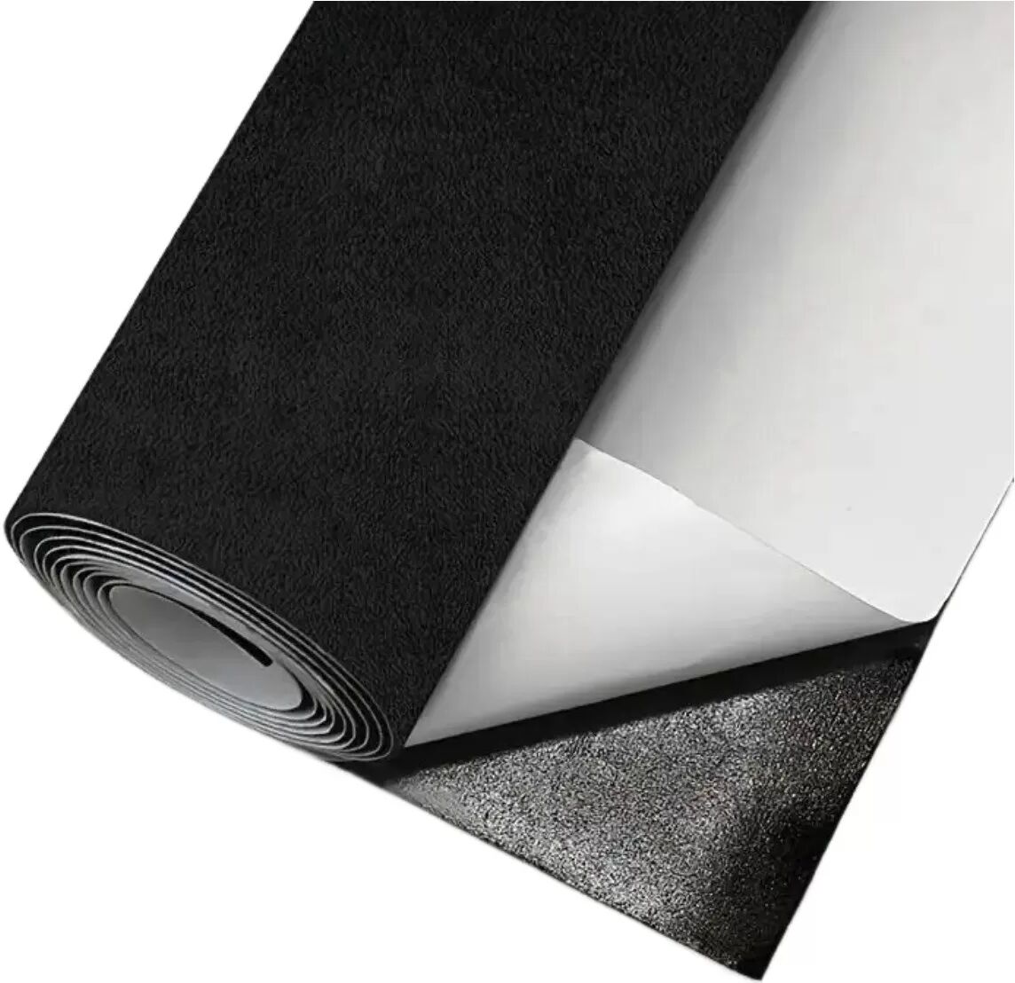 INF Selbstklebender Wildleder Reparaturflicken - 50cm x 150cm - Für Auto Innenausstattung Schwarz