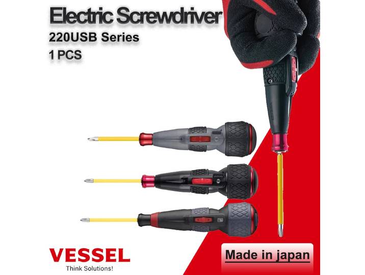 VESSEL multifonction sans fil 3.6V Lithium poignée de levage jeu de tournevis 220USB-6C 220USB-1C 220USB-S1 220USB-P1