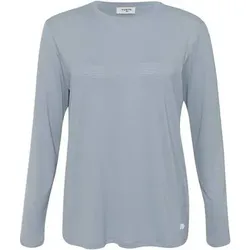 YVETTE Damen Shirt Longsleeve Lea, Größe L in Grau Grau