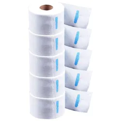 Barber Nackenpapier 5 Rollen (500 Blatt) Weiß