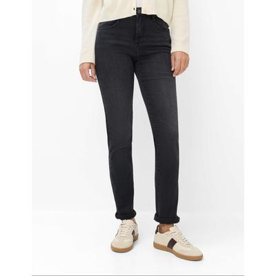 5-Pocket-Jeans BRAX "Style CAROLA", Damen, Gr. 44, Normalgrößen, schwarz, Denim/Jeans, 96% Baumwolle, 4% Elasthan, Jeans 5-Pocket-Jeans
