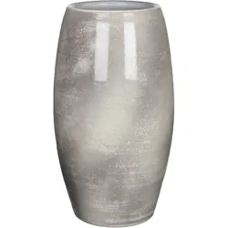 Mica Decorations, Vase, Lester Vase - H50 x Ø30 cm - Terrakotta - Hellgrau (30 l)