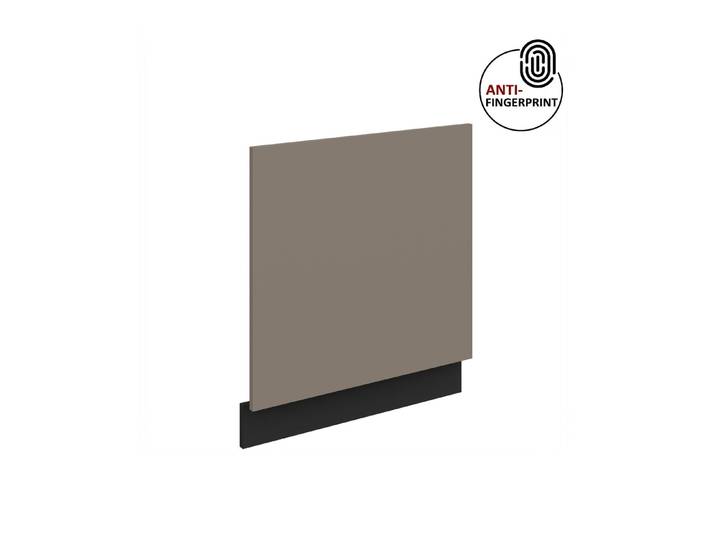Küchen-Preisbombe Frontblende für integrierten Geschirrspüler 60 Küche ARIA Sandgrau + Schwarz matt (Frontblende Geschirrspüler integriert, 1 St), Modern