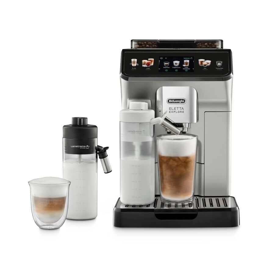 DeLonghi ECAM 450.55.S Eletta Explore Kaffeevollautomat silber/schwarz 0132217070