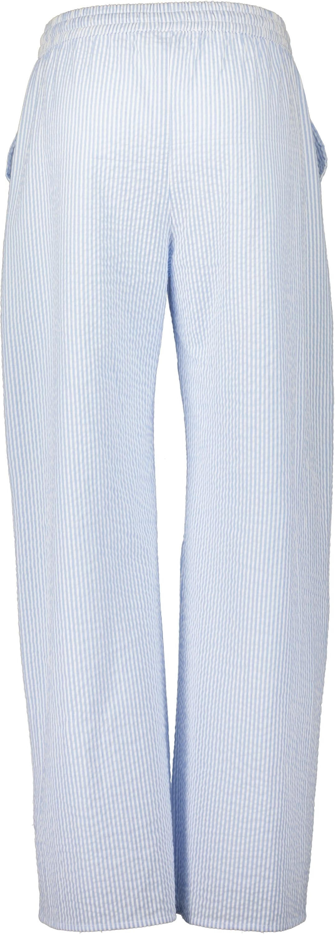 Stoffhose BLUE SEVEN "Stoffhose", Damen, Gr. 36, blau (5271, blau), 100% Baumwolle, Basic, regular fit, Hosen Stoffhose
