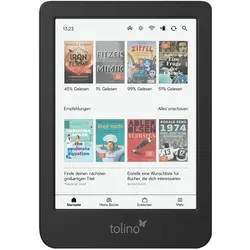 tolino Shine Color (6", 16 GB), eReader, Schwarz