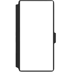 Nivocase Klapphülle für Samsung Galaxy S22 Ultra Handyhülle aus Kunst Leder NIVOflip schwarz Farbe (Samsung Galaxy S22 Ultra), Smartphone Hülle, Schwarz