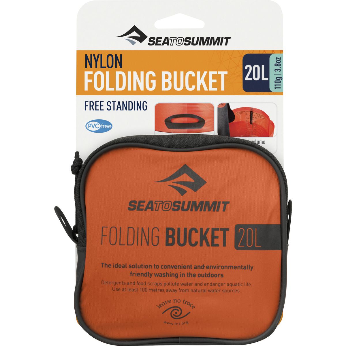 Sea to Summit Folding Bucket red (RD) 20 Liter AFB20