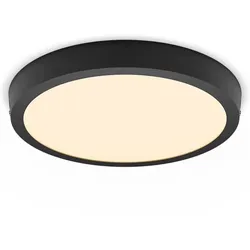 Philips Einbauspot Magneos Slim Surface ø28,6cm 20W, schwarz, 2700K warmweißes Licht