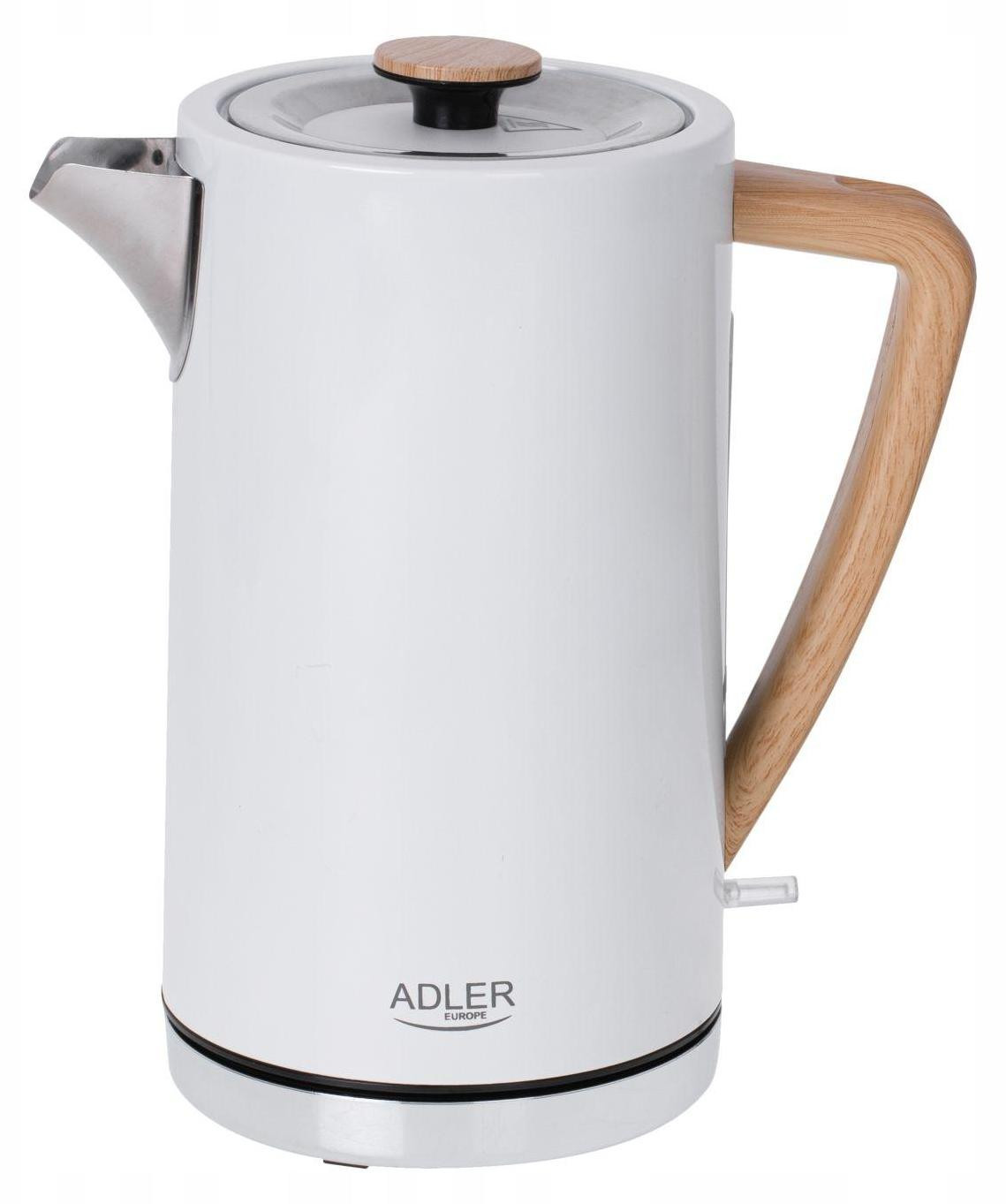 Adler AD 1347w elektrische waterkoker, wit