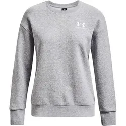 UNDER ARMOUR Damen Sweatshirt ESSENTIAL FLEECE CREW, Größe XS in Silber Silber