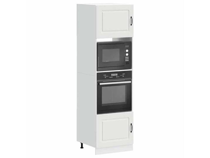 Armoires de four 2 pcs Kalmar blanc bois d'ingénierie unité de four armoire de four de cuisine 3315031
