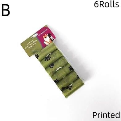 Uplifted Finds New Pet Biodegradable Trash Bag Bulk Scented Degradable Dog Poop Bags style B 6 Rolls