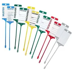 EICHNER 6x 100er-Pack Warenanhänger-Set farbig sortiert mehrfarbig