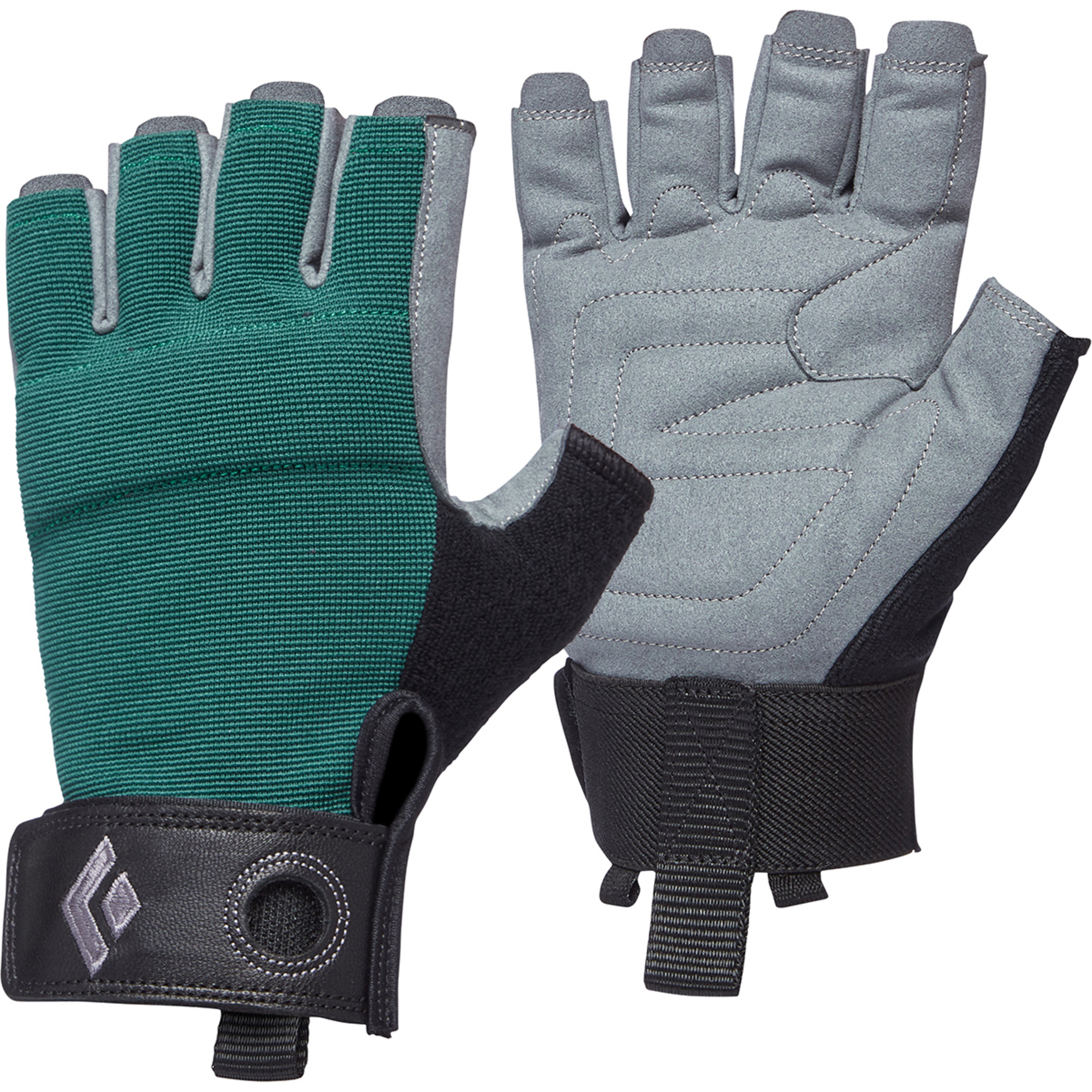 Black Diamond Crag Half-Finger Kletterhandschuhe Damen Klettersteig-Handschuhe tuerkis Größe M Alpinklettern | Klettersteig Widerstandsfähig