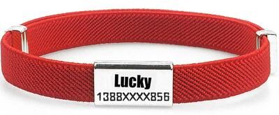 Uplifted Finds Personalized Breakaway Cat Collar With GPS Tracker Slot & Metal ID Tag red And Tag