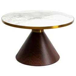 KARE DESIGN Couchtisch Cono 87807 Steinzeug Weiß 70 cm