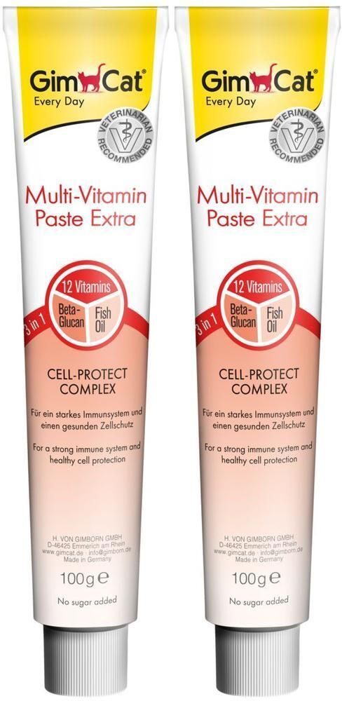 GimCat Multi-Vitamin Paste Extra Doppelpack 2x100 g