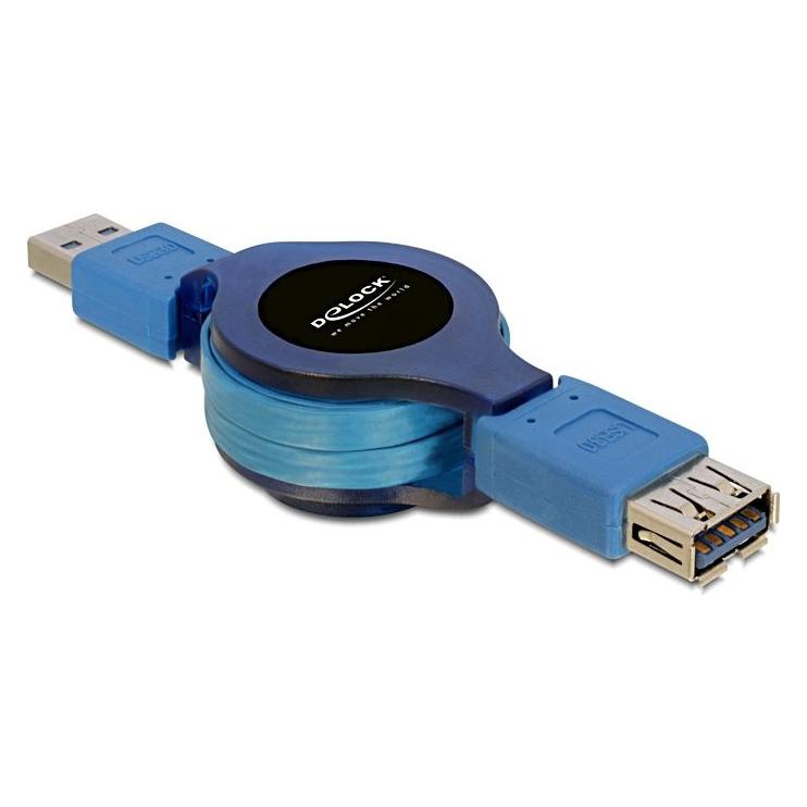 Delock USB-Verlängerungskabel (1 m, USB 3.2 Gen 1) (82649)