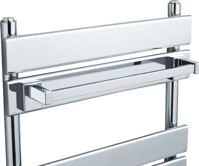 Nuie 45 cm L 1 - Bar Wall Mounted Towel Bar Chrome 6cm H X 45cm L X 7cm D