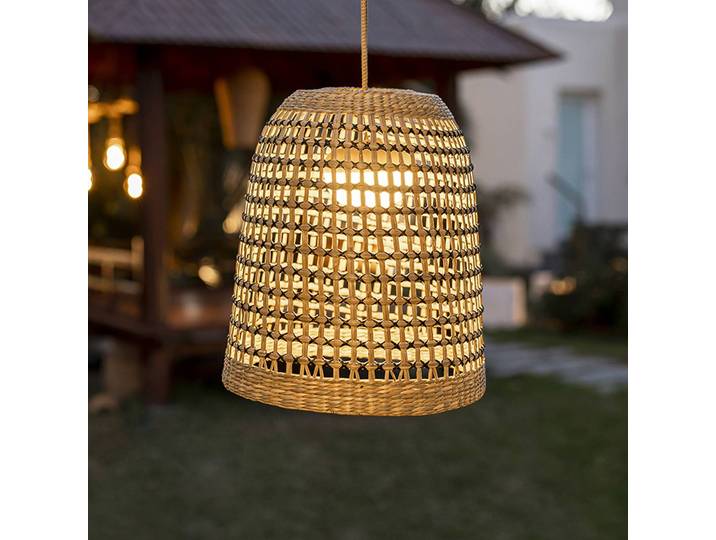 Newgarden Positano LED-Außenhängeleuchte Positano, dimmbar, Holz hell