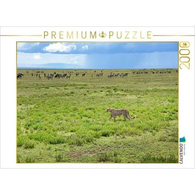 CALVENDO Puzzle Serengeti-Nationalpark | 2000 Teile Lege-Größe 90x67cm Foto-Puzzle für glückliche Stunden