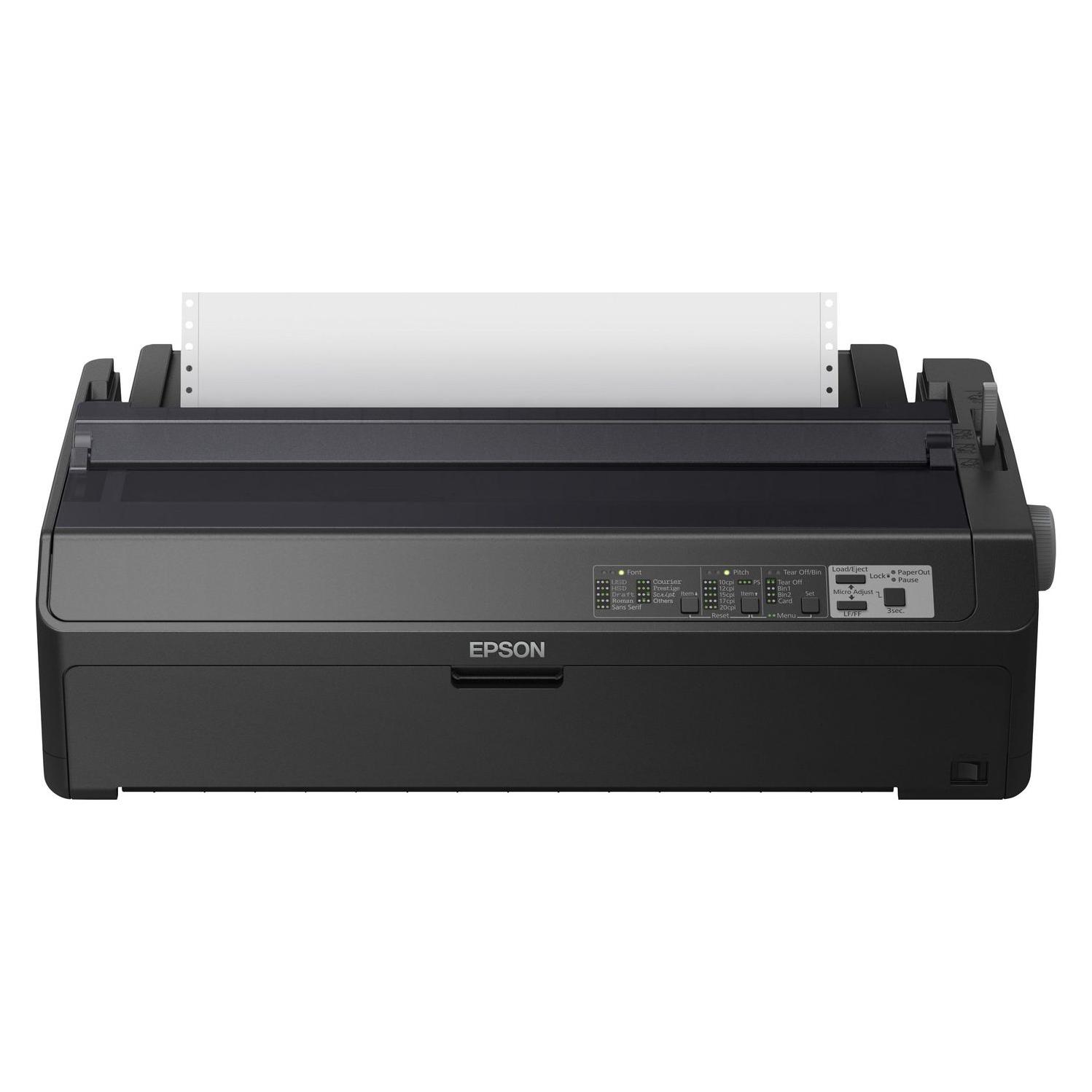 Epson LQ 2090IIN - Printer - B/W - dot-matrix - Roll (21.6 cm), 406.4 mm (width), 420 x 364 mm - 360 (Nadel, Schwarz-Weiss) (C11CF40402A1)