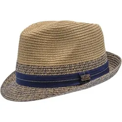 CHILLOUTS Herren Mütze Cebu Hat, Größe S/M in Grau brown/navy