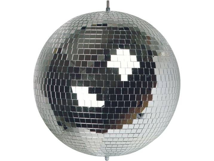 HQ-Power Disco spiegelbol Ø 10 cm - Spectaculaire lichteffecten - Zilverkleurig