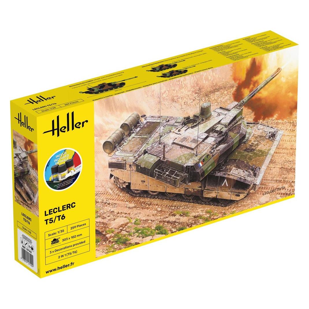 Heller STARTER KIT Leclerc T5/T6 (57142)