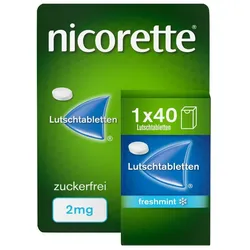 nicorette Lutschtablette freshmint 2 mg Nikotin 40 St