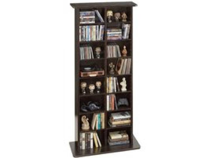 VEVOR Medienregal, 8-lagiges CD-Regal, 559x222x1295 mm, Multimedia-Aufbewahrung für CDs, DVDs, Bücher & Spiele, Raumteiler Schrank mit 16 Fächern für Wohnzimmer, Homeoffice, Aufnahmeraum