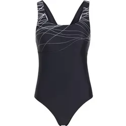ENERGETICS Damen Badeanzug Da.-Badeanzug Pamela D W, Größe 44 in Schwarz Schwarz