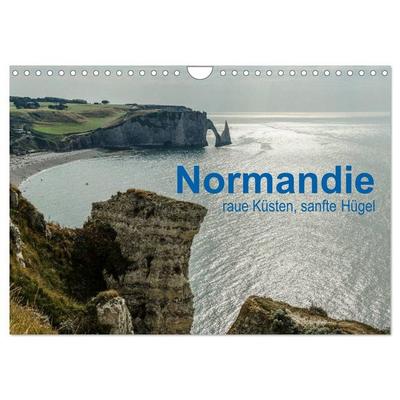 Normandie - raue Küsten, sanfte Hügel (Wandkalender 2026 DIN A4 quer), CALVENDO Monatskalender