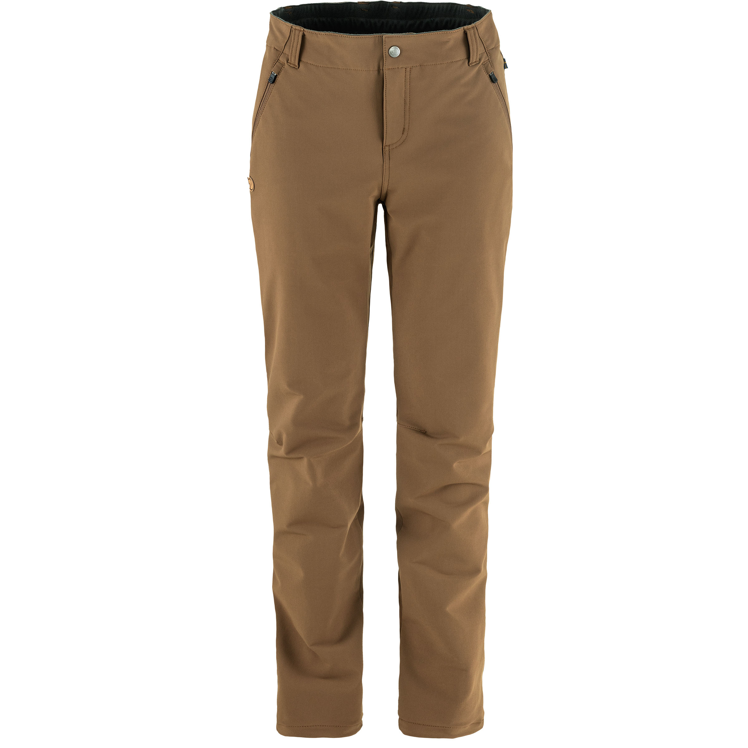 Fjällräven Abisko Winter Stretch Hose Damen Wanderhose braun Größe L Camping Widerstandsfähig