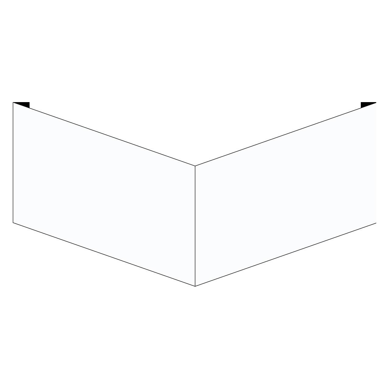 Brady Blank Projecting Signs (V BLANK-203X403-B-455)