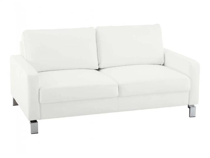 Sofa Interims Basic B: 164 cm Candy / Farbe: Bianco / Material: Leder Basic