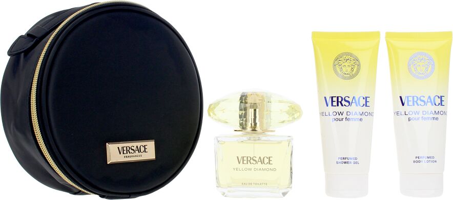 Versace Gelber Diamant 4-teiliges Etui