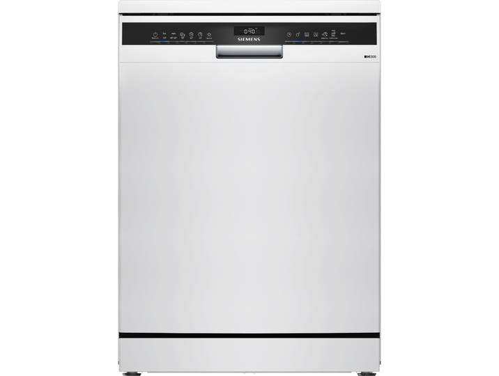 SIEMENS Standgeschirrspüler SN23EW03ME , Energieeffizienz: B, silber (weiß), B:60cm H:84,5cm T:60cm, Geschirrspüler, Schnellere & Clevere Reinigung dank varioSpeed Plus, Standgeschirrspüler