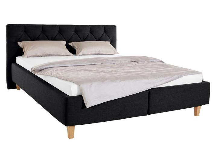 Home affaire Polsterbett Sunley 100, Kreuzsteppung, Kopfteilhöhe 102 cm, ohne oder mit Matratze/Lattenrost