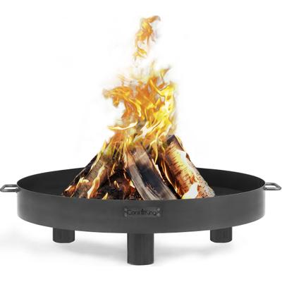 Feuerschale COOKKING "Tunis", schwarz, H:20cm Ø:70cm, Stahl, Feuerkörbe, Ø 60x20 cm
