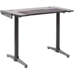 X Rocker X-Rocker Panther Gaming Bureau - Esports - Carbon look, Gaming Tisch, Schwarz, Grau