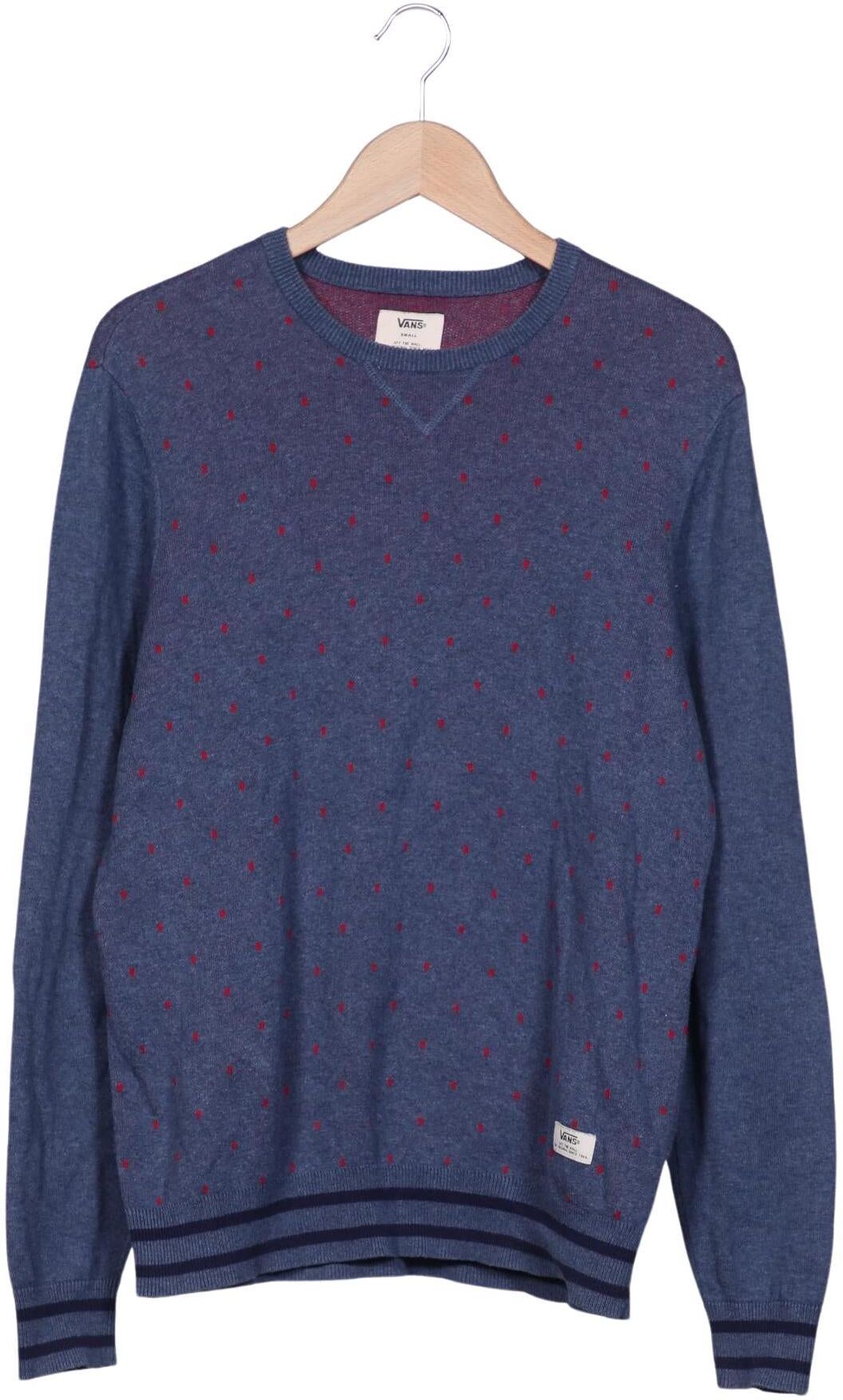 Vans Herren Pullover, Marineblau, Gr. S, Baumwolle - Second Hand