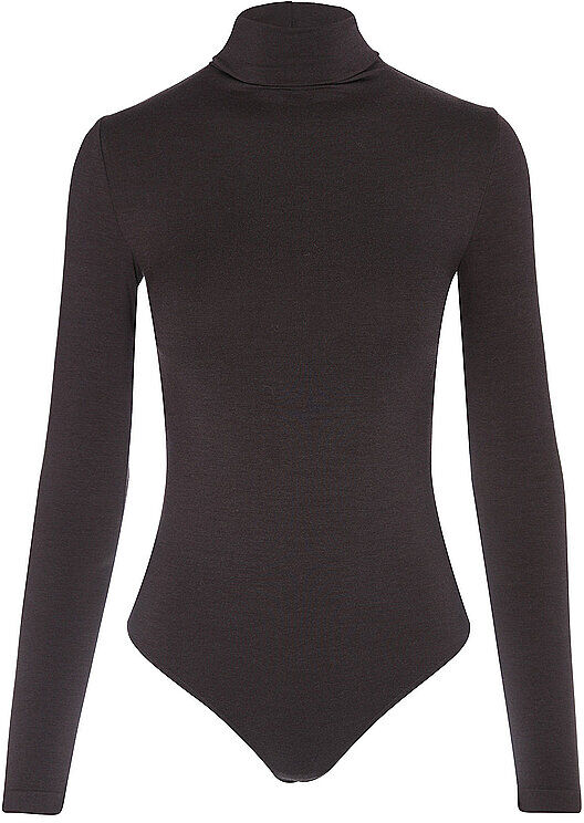 WOLFORD Body  SEAMLESS WOOL dark wood braun   L L