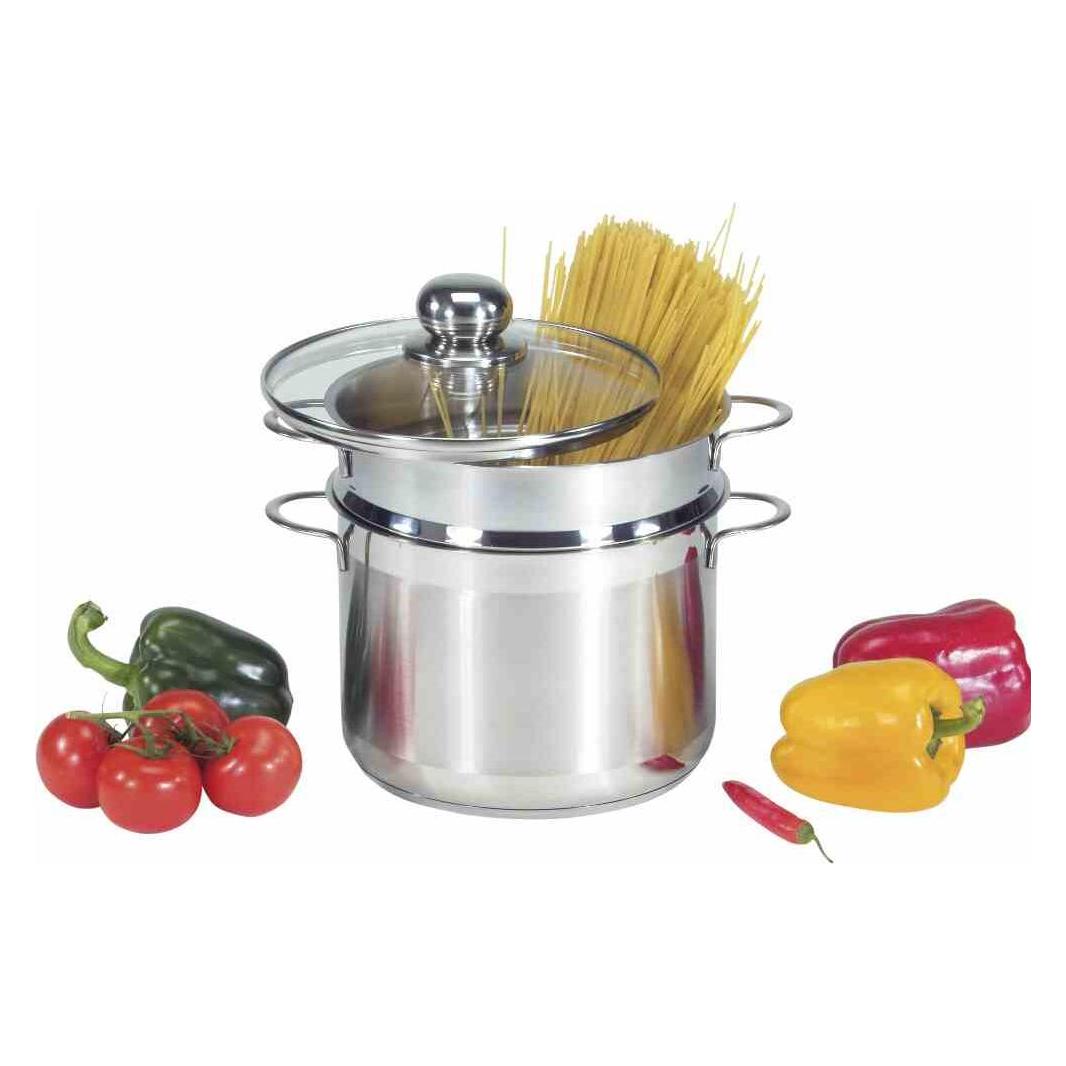Krüger Spaghettitopf (Kochtopf, Edelstahl, 24 x 19.80 cm) (SPA24)