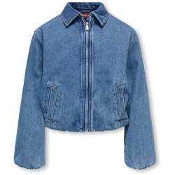 Tchibo - Only Girls Yukon Bomer Jeansjacke - Gr. 164 - dunkelblau