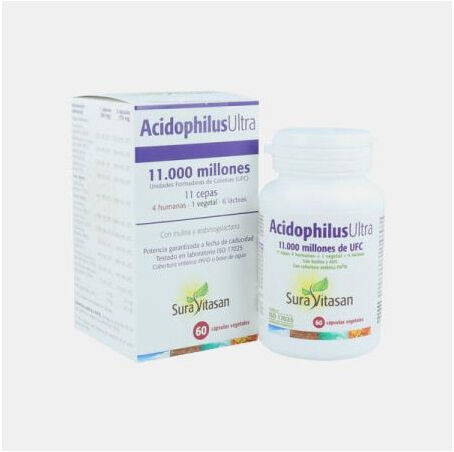 SURA VITASAN ACIDOPHILUSULTRA 60 CAPSULAS