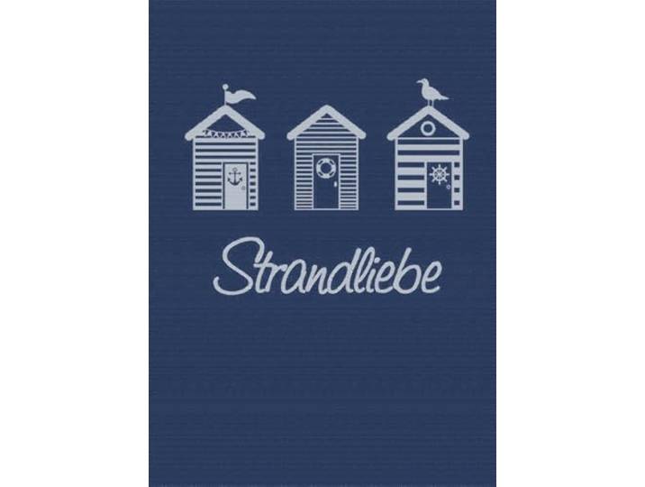 Ross Baumwolle Geschirrtuch Strandliebe Martitim Blau 50 x 70 cm