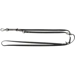 Trixie Citystyle Hondenriem Verstelbaar Pvc Zwart (M, S, Hund, Spazieren), Halsband + Leine